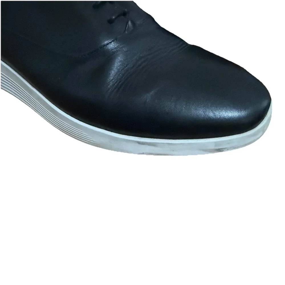 Wolf and‎ Shepherd Crossover Longwing Leather Shoes Mens Size 10 M Black Lace Up